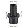 sourcing map PVC Pipe Fitting 16mm Barbed x 25mm OD