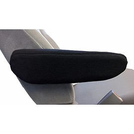 Car Console Covers Plus Made in USA Pair of Fleece Armrest Covers for Fold Down Armrests Designed for Kia Telluride Models 2020-2022 Black