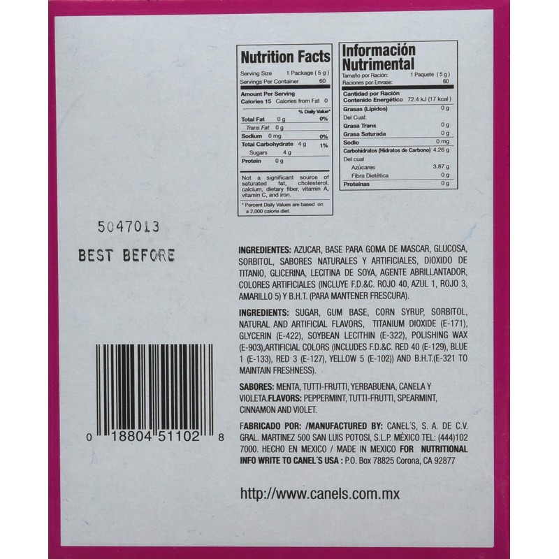 Canels Gum Box Original 60 Count, 2 Pack