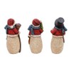 Christmas Snowman Figurines, Xmas Holiday Winter Wonderland Decoration Home Indoor