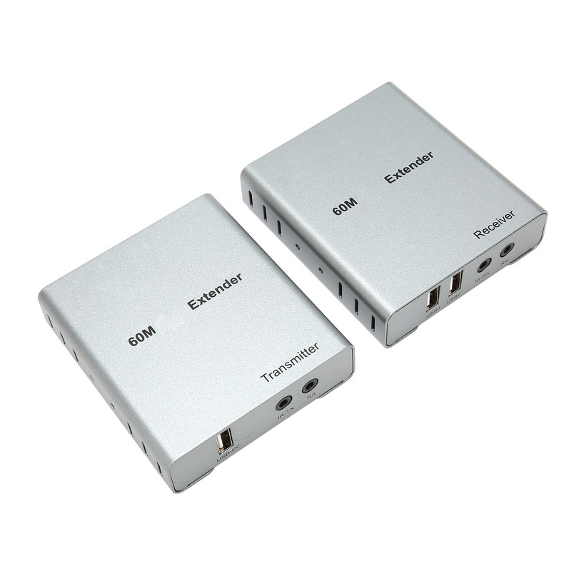 HD Multimedia Interface KVM USB Extender Over Cat5e/6 1080P HD