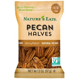 Nature's Eats Pecan Halves, 2 Ounce (Pack of 12)