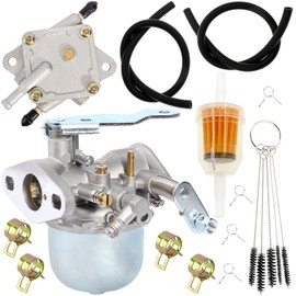 LIYYDS Carburetor Fuel Pump Kit Compatible with EZGO Gas Club Golf Cart Car 2-Cycle 2 Stroke Engine TXT Marathon 17563 17564 14031-G1 20071-G1 21740-G1 23932-G1