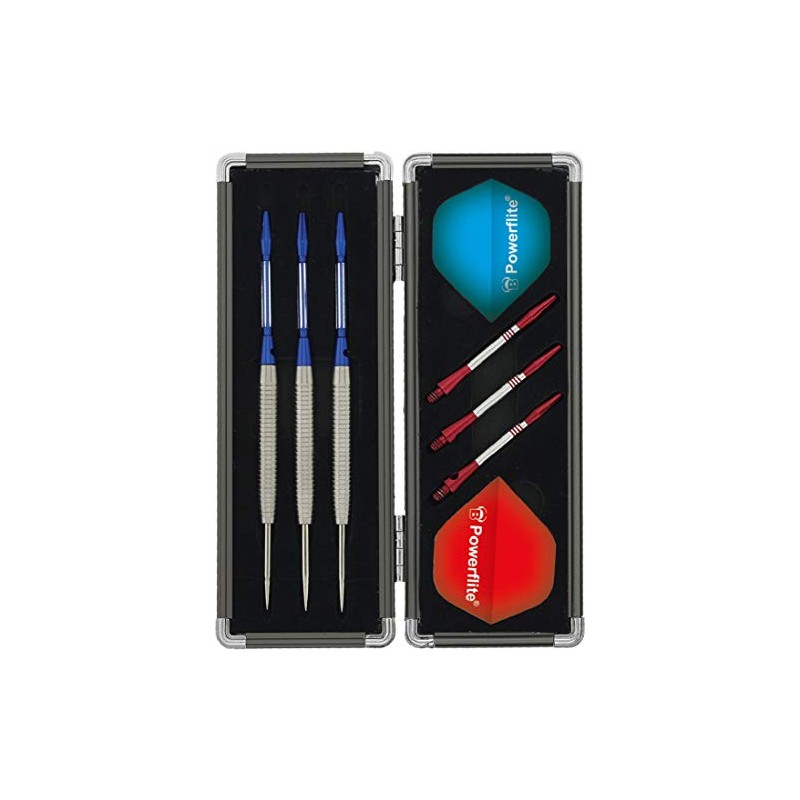 Bulls Adult M Dartsafe M Aluminium Case – Silver/Black, M