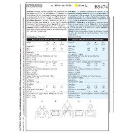 Butterick B5474 Full-Length and Waist Aprons