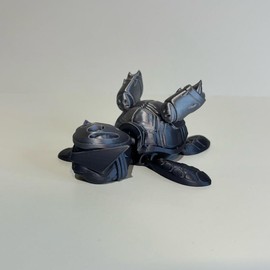 Articulated Speedle Turtles - Color: Black and white