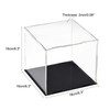 sourcing map Acrylic Clear Display Case Box Dustproof Protection Cube