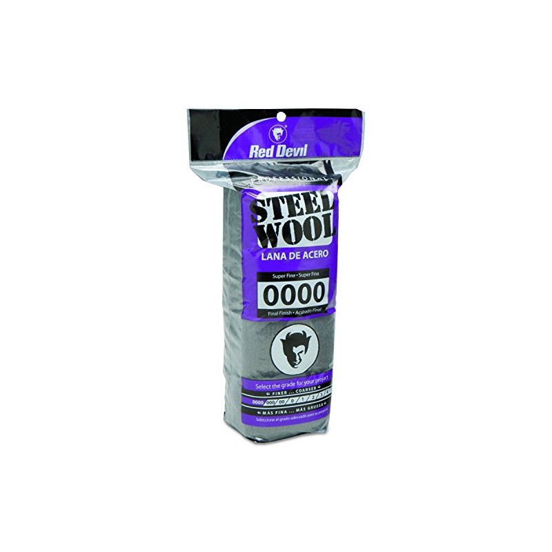 Red Devil 0310 Steel Wool, 0000 (Pack of 16)