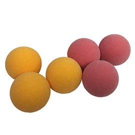Mueller 6 Red & Yellow Textured Foosballs