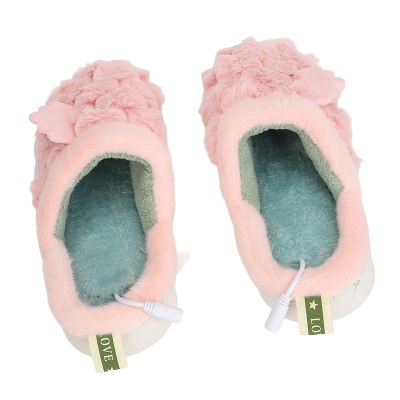 Electric Heated Slipper Soft Comfortable Warm Plush USB Heated Slipper