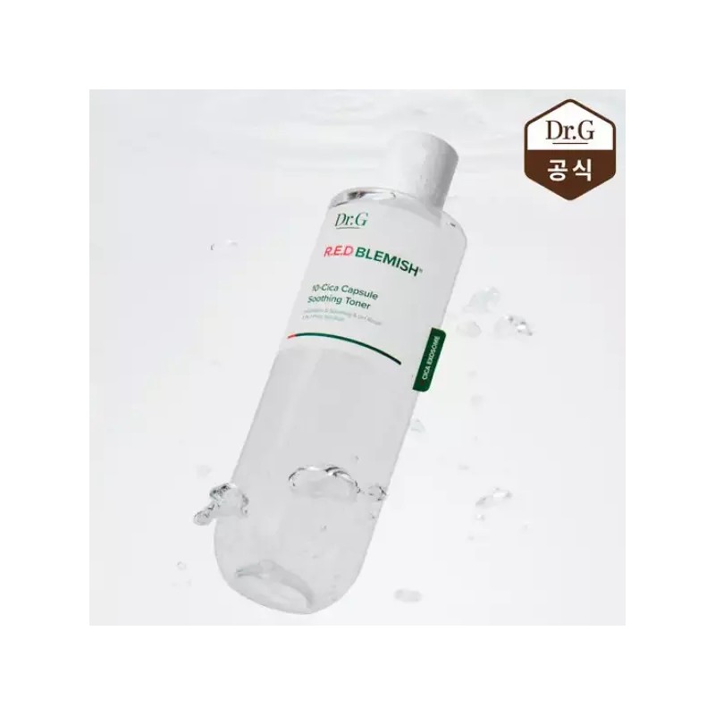 Dr.G 닥터지 레드 블레미쉬 10-시카 캡슐 수딩 토너 300ml 2개
