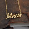 HUAN XUN Unique Made Best Friends Imani Name Necklace for