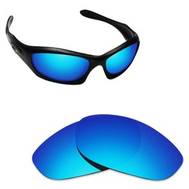 Alphax Ice Blue Polarized Replacement Lenses for Oakley Monster Dog