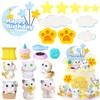 Knana 24 decoraciones para tartas de gato con temática de