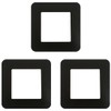 3 Pieces Switch Surround Frame Square Light Switch Cover Sticker