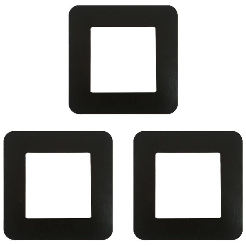 3 Pieces Switch Surround Frame Square Light Switch Cover Sticker