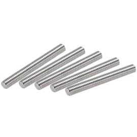 M6 Stainless Steel Threaded Rods, M6 x 50mm Fully All Threaded Rods, Pack of 12