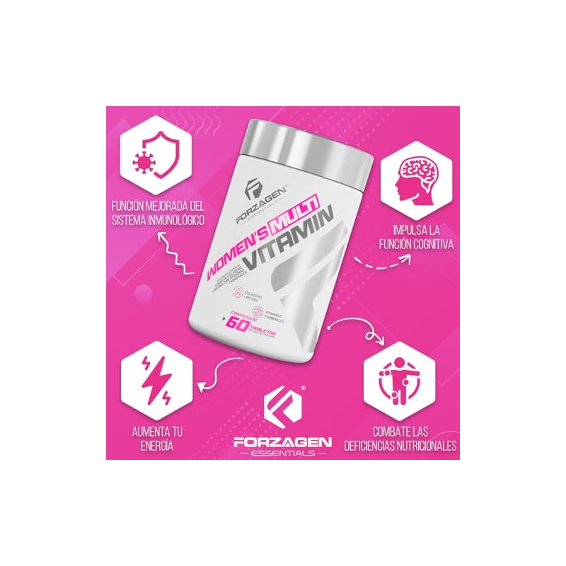 Forzagen Suplemento Alimenticio Women Multivitamin Multivitamínico Mujer Servicios Complejo Belleza