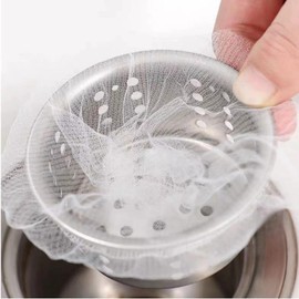 Dish Drainer Net, Extra 200 Pieces, Kitchen Drainage Bags, Stocking Net, Elastic Net, Large Capacity, Compatible with Diameter 4.7 inches (12 cm), Drainage Drainage Drainage Base, Approx. 3 JPY per