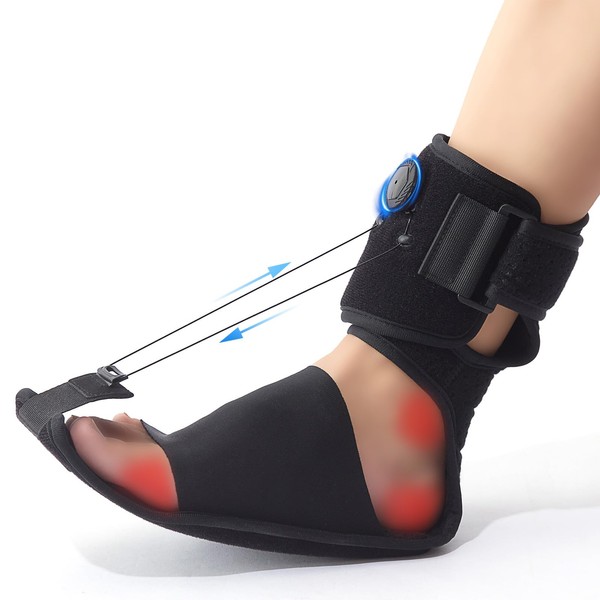 Adjustable Plantar Fasciitis Night Splint - Night Splint for Plantar