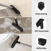 MR.SIGA Heavy Duty Grout Scrub Brush with Long Handle, Shower