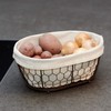 CALUTEA Modern Bread Basket // Wire Basket Vintage Look //