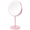 Makeup Mirror, Rechargeable Vanity Mirror with 3 Lights, 1X/10X