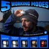 DARKDAWN 5 Modes Head Light Flashlight,Headlamp Rechargeable LED, USB C