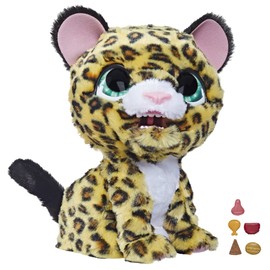 Farial F4394 Laurie the Leopard Animatronic Plush Toy Electronic Pet, Over 40 Types of Sounds and Reactions, For Ages 4 and Up
