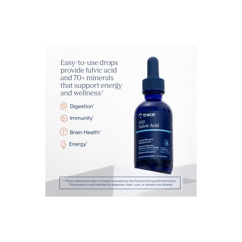 Trace Minerals Research IOFA01 - Liquid Ionic Fulvic Acid with