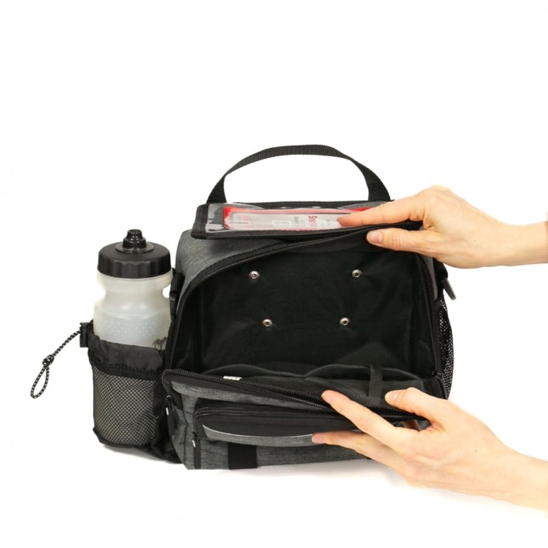 Haberland Bottle Bicycle Handlebar Bag Grey