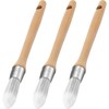 KIBBEH Pack of 3 Round Paint Brushes, Small Brushes for