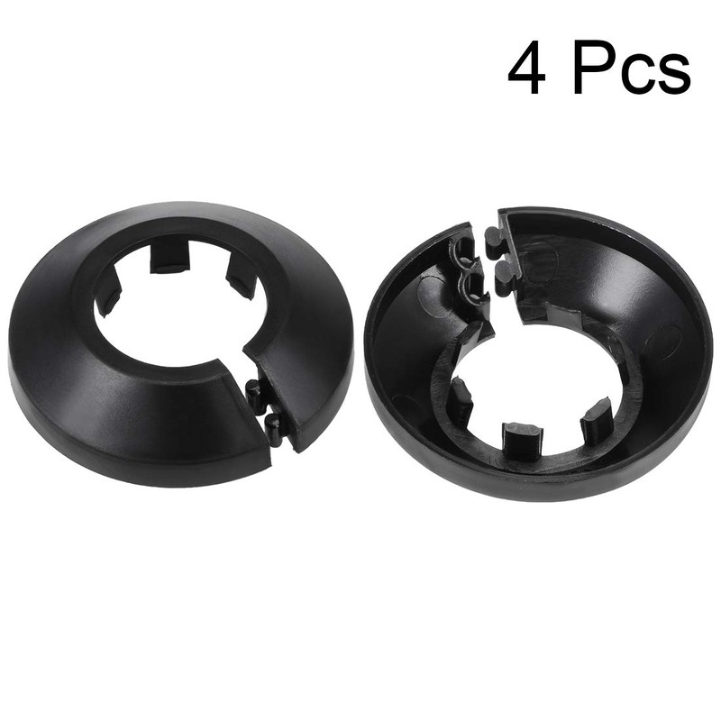 sourcing map 25mm Pipe Cover Decoration PP Plastic Water Pipe
