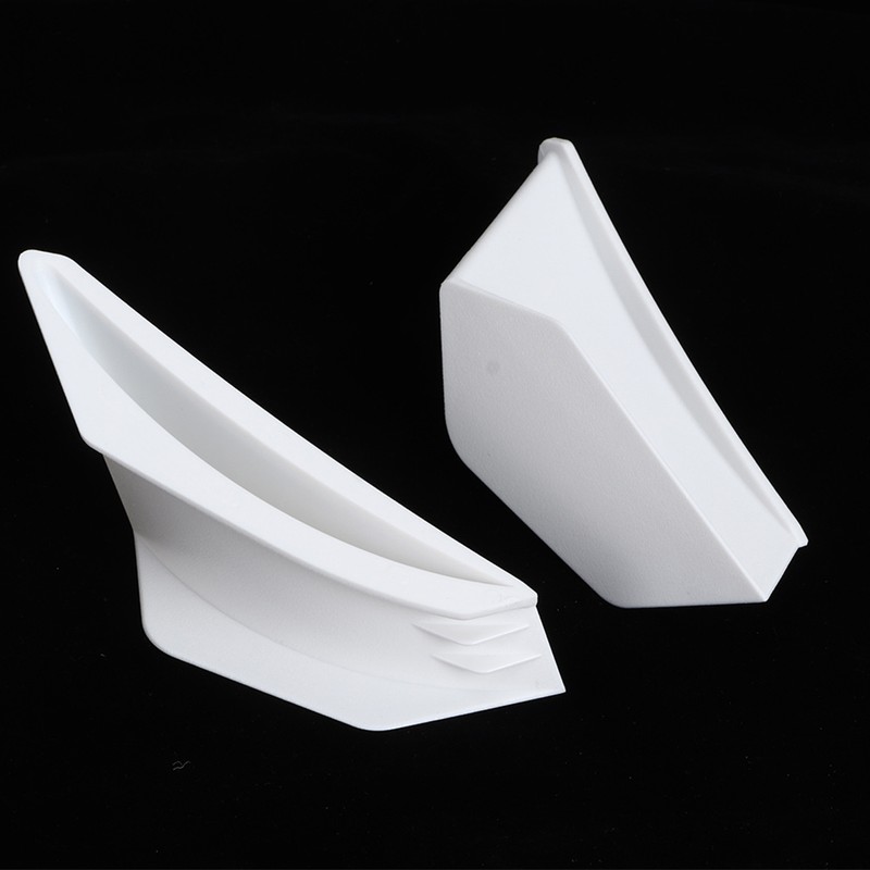 Motorcycle Aerodynamic Winglets Spoiler Wing Universal Modification AccessoryWhite