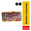Paleta Ricaleta Sabor Tamarindo Con Chile Piquin Caja 25 Pz
