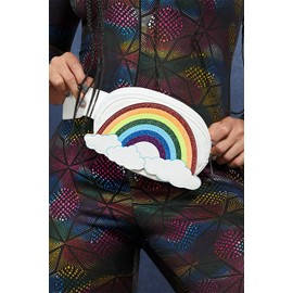 Smiffys Fever Rainbow Bum Bag