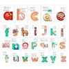 Lit Letters Flash Cards - Embedded Pictograph Mnemonics - 26Pcs