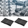 Briny River 2Pcs 10-260lbs/4.5-117kg Weight Stack Labels 4.5x1.4cm Gym Equipment