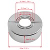 sunnates 2PCS Split Pipe Decorative Cover 20mm Raised Faucet Decorative