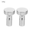 MECCANIXITY Lamp Switch Knob Replacement Silver Tone Metal On/Off Light