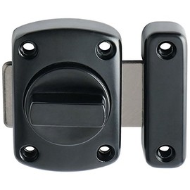 Alise Rotate Bolt Latch Gate Latches Safety Door Lock,MS220E-B Plating Black