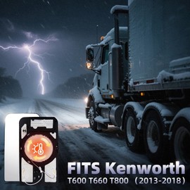 Single Top Main Defrost Heated Door Mirror Glass for 2013-2018 Kenworth T600 T660 T800/Peterbilt 387 Series Truck