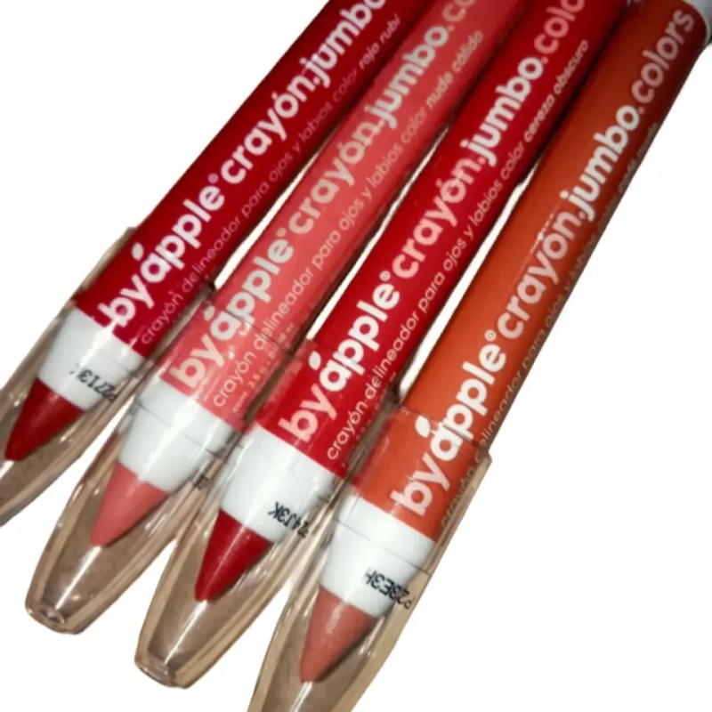 Labial By Apple Crayon Jumbo Colors Kit De 4 Piezas