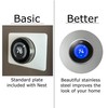 Humble Abode Creations Nest Learning Thermostat Wall Plate, 6 Inch