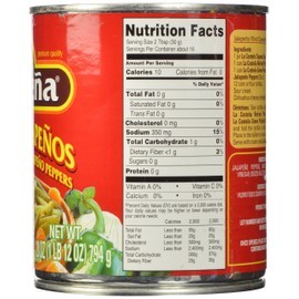 La Costena Sliced Jalapeno, 28 Ounce (Pack of 12)