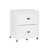 Linon Peggy File Cabinet White
