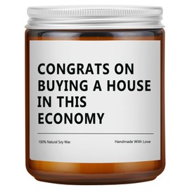 House Warming Gifts New Home, Housewarming Gifts,New Home Gifts Ideas, Housewarming Gifts for Women, Men, Couple, New Apartment Gifts-7 OZ Lavender Soy Wax New Home Candle