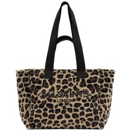 AllSaints IZZY Medium Tote, Leppo Brown/Black