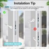 MaxxGeek Sliding Patio Door Handle Set with Key Cylinder and
