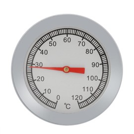 BBQ Pizza Grill Thermometer Temperature Display - High Temperature Stainless Steel Heat Indicator for Grilling (0-120℃)